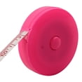 thumbnail image 2 of Plastic Cover Retractable Measure Tape Tool Pink 150cm 5Ft Long 2pcs, 2 of 4