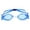 Sky Blue, variant on Swim Goggles For Adults Kids Swimming Pool Beach Outdoor Water Sports Gear Fog Adjustable Strap, 2-12Y, Black