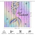thumbnail image 2 of Get Naked Mermaid 4 PCS Shower Curtain Set Bathroom Sets with Durable Shower Curtain and Rugs Non-Slip Carpet Toilet Seat Cover Decoration for Home Hotel Bath Accessories Women Men, 2 of 6