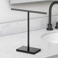 thumbnail image 3 of Gatco 1444MX Countertop T-Shape Hand Towel Holder 11", Matte Black, 3 of 3