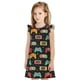thumbnail image 1 of Balery Retro Video Game Camisón de princesa para niñas, pijama de algodón con mangas abullonadas, suave y bonito.-XX-Large, 1 of 6