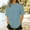 Blue, variant on Elvqul Womens Gray Tops T Shirts Printed Summer Short Sleeve Plus Size Blouses for Women Crewneck