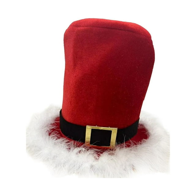 MERIGLARE Chapeau de Noël Adultes Chapeau de Père Noël Créatif pour les Rôles de Robe de Soirée