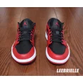 thumbnail image 5 of Ni - ke Ni - ke Air Jordan 1 Low Reverse Bred Gym Red Black White 553558-606 Men Size 9.5, 5 of 5