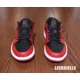thumbnail image 5 of Ni - ke Ni - ke Air Jordan 1 Low Reverse Bred Gym Red Black White 553558-606 Men Size 9.5, 5 of 5