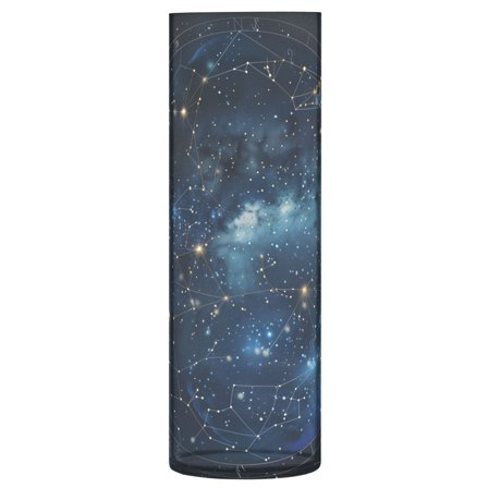 Clear Flower Vase Centerpieces Plastic Cylindrical Vases Home Wedding Decor 4"x12" Star Constellation