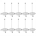 thumbnail image 1 of 10 Piezas de Husillo, Soporte para Recibos de Papel, para Billetes de Restaurante de Acero Inoxidable, Tenedor para Billetes de Varilla Recta para Escritorio, 1 of 5