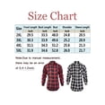 thumbnail image 3 of FANNYC Flannel Plaid Shirt for Men Regular Fit Long Sleeve Casual Button Down Shirts ,Red/Black, 3 of 7