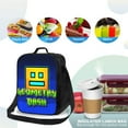 thumbnail image 4 of Geometry Dash Lunch Bag Lunch Box Lightweight Durable Lunch Tote Bag Portable Reusable Lunch Box Tote for Work Sport Picnic Camping, 4 of 7