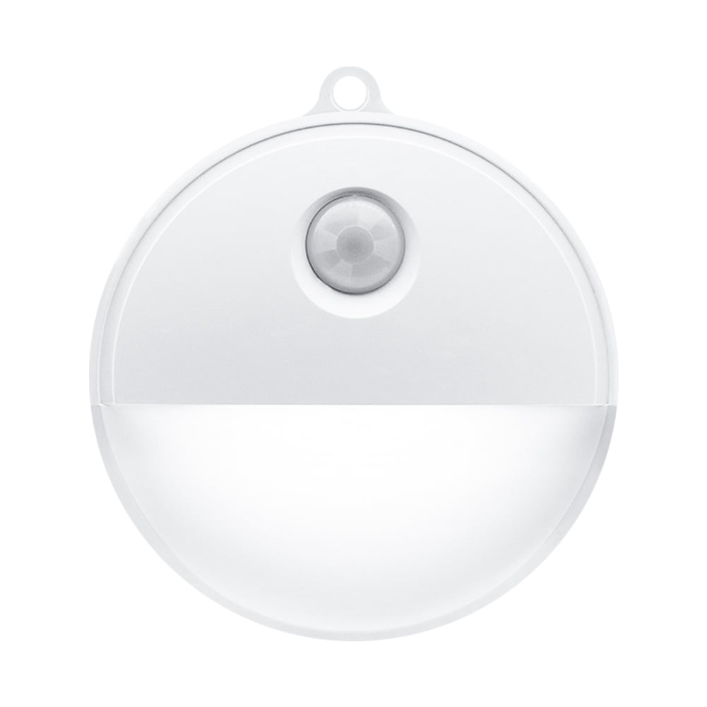 Kepooman 2 Pcs Portable Stick-On Motion Sensor LED Night Light for Hallway Stairs Bedroom, Battery Powered, Daylight