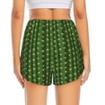 thumbnail image 3 of Picia Cactus1 Pattern Women's 2 in 1 Athletic Running Shorts High Waisted Workout Casual Gym Sweat Shorts with Comfy Liner Zipper Pockets-X-Large, 3 of 9