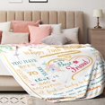 thumbnail image 2 of LHSHID Birthday Gifts Blanket Flannel Soft and Comfortable Anti static Bed Sofa Blanket 50x60in, 2 of 6