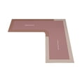 thumbnail image 2 of L Shaped Kitchen Mat, Non-Slip Absorbent Floor Rug for Sink Counter, Corner Bathroom Mat with Memory Foam Cushion, Pink, by Zovey, 2 of 6