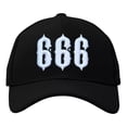 thumbnail image 1 of Gorra Flex Negra Unitalla 666, 1 of 3