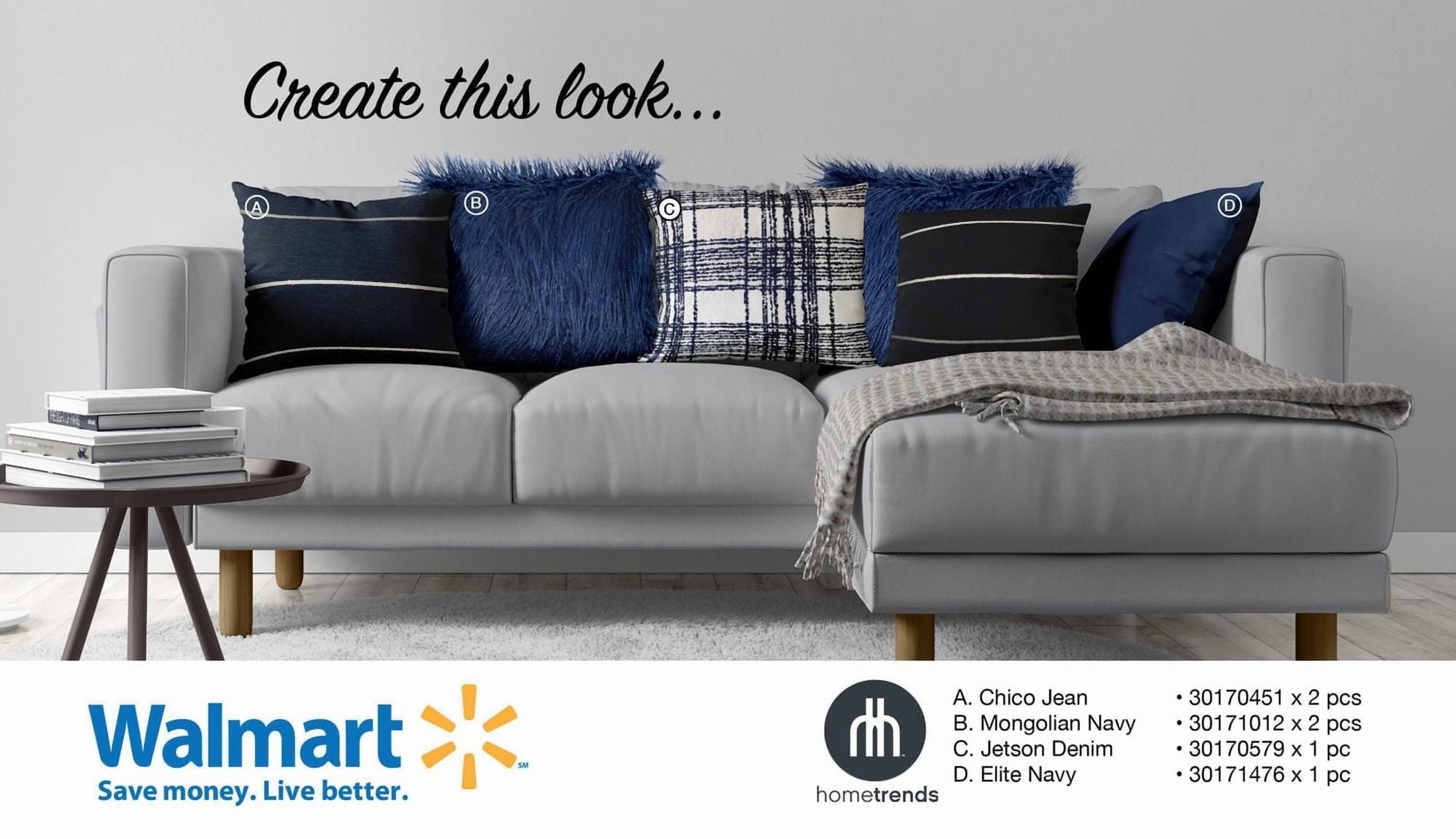 Oreiller décoratif mongole hometrends 18"x18"