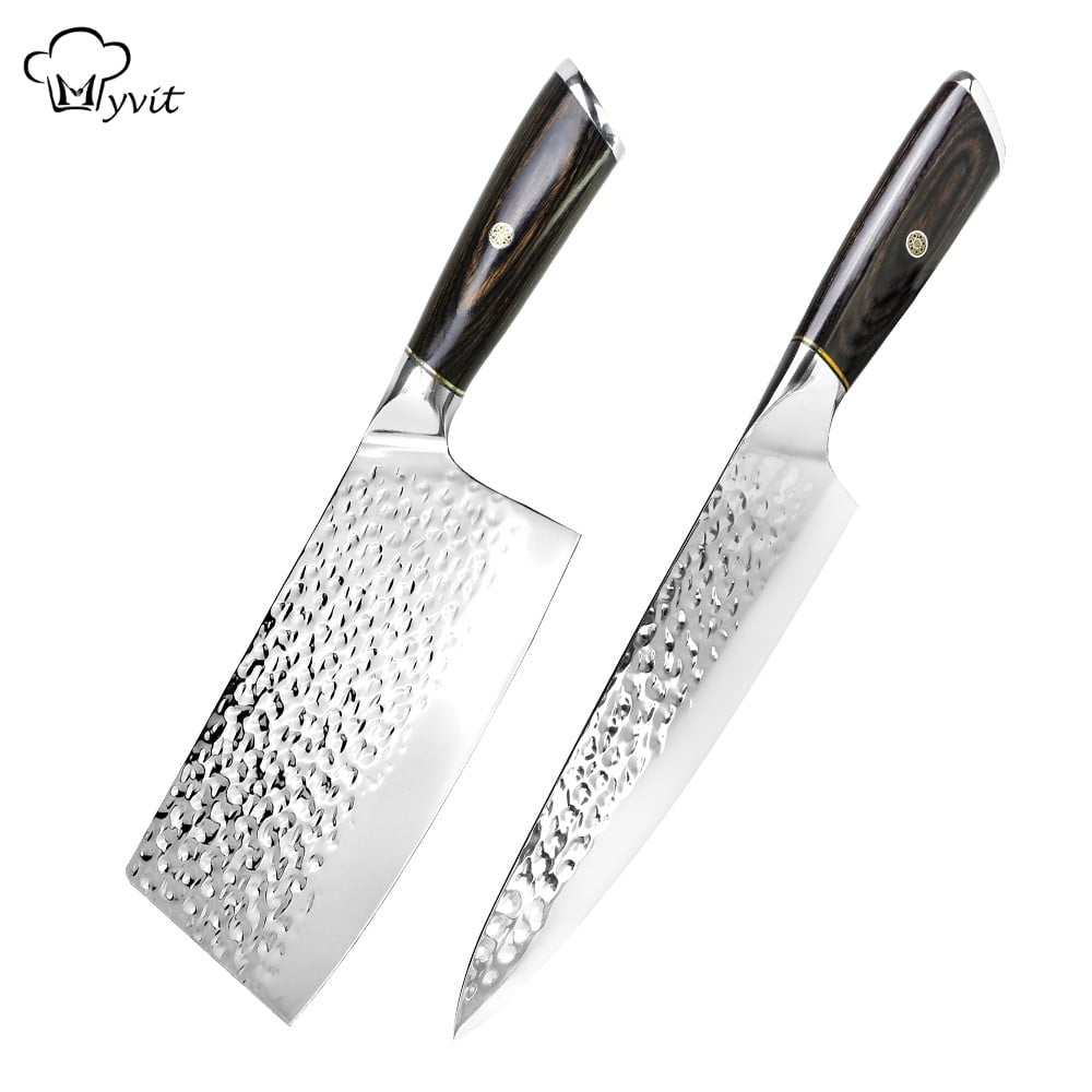 Xyj Cool Outdoor Knife Set Full Tang Stainless Steel Chef Santoku Cook  Knives Non-stick Blade With Bottle Opener And Hex Wrench - Kitchen Knives -  AliExpress