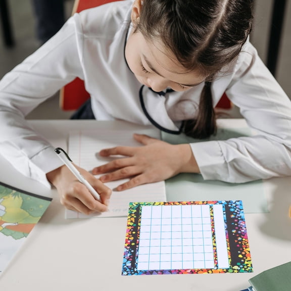 FRCOLOR 50 Sheets Kids Charts Reward Charts Classroom Incentives Star Charts Classroom Incentive Charts Potty Training Sticker Charts Charts For Kids Reward Punch Cards