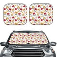 thumbnail image 2 of Salouo Tulips Flowers Pattern Car Windshield Sun Shade Foldable | Front Windshield Shade for Sun, Heat and UV Rays | Interior Sun Protection-Medium, 2 of 6