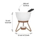 thumbnail image 3 of Fondue Boska Choco Petit Marie - Juego de fondue de cerámica, apta para microondas y lavavajillas, fuente de chocolate, aperitivos - Pequeños electrodomésticos de cocina, 3 of 5