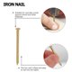 thumbnail image 2 of Copper Nails Furniture Fixing Golden Color Round Head for Carpentry Decoration 2030Pcs, 2 of 5