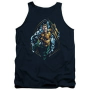 DC Comics Aquaman Sceptor Bubbles Adult Tank Top Shirt