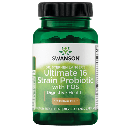 Swanson Dr. Stephen Langer's Ultimate 16 Strain Probiotic with Fos