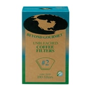 Beyond Gourmet #2 Coffee Filters, Unbleached, 100 Ct