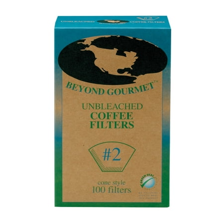 Beyond Gourmet #2 Coffee Filters, Unbleached, 100 Ct