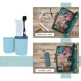 thumbnail image 4 of Caja de viaje para cepillos de dientes, soporte para cepillos de dientes, adecuado para familias de viajes de negocios, escuelas y campamentos, 4 of 5