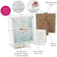 thumbnail image 5 of Kate Aspen Elephant Baby Shower Guest Book Alternative with 30 Wooden Pieces & Advice Card with Tent Card, Decor Gifts for Baby Shower, Baby Event - Blue, 5 of 9