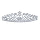 thumbnail image 1 of Bride Bridesmaids Heart Shape Rhinestone w/ Comb Pin for Wedding Party Zulema Tiara, 1 of 6