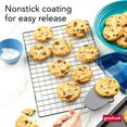 thumbnail image 3 of GoodCook PRO Nonstick Steel Wire Cooling Rack, 16" x 10", Rectangle, 3 of 10