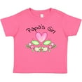 thumbnail image 3 of Inktastic Papa's Girl Heart Flowers Girls Baby T-Shirt, 3 of 5