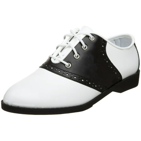 Funtasma Ladies 1950s Saddle Shoes SADDLE-50 - Pink/White,10