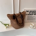 thumbnail image 3 of Women Handbag Bohemian Straw Armpit Bag Large Woven Shopping Bags (Brown) Shoulder Bags for Women, 3 of 10