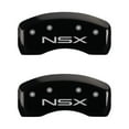 thumbnail image 4 of MGP 4 Caliper Covers Engraved Front Acura Engraved Rear NSX Black finish silver ch, 4 of 6