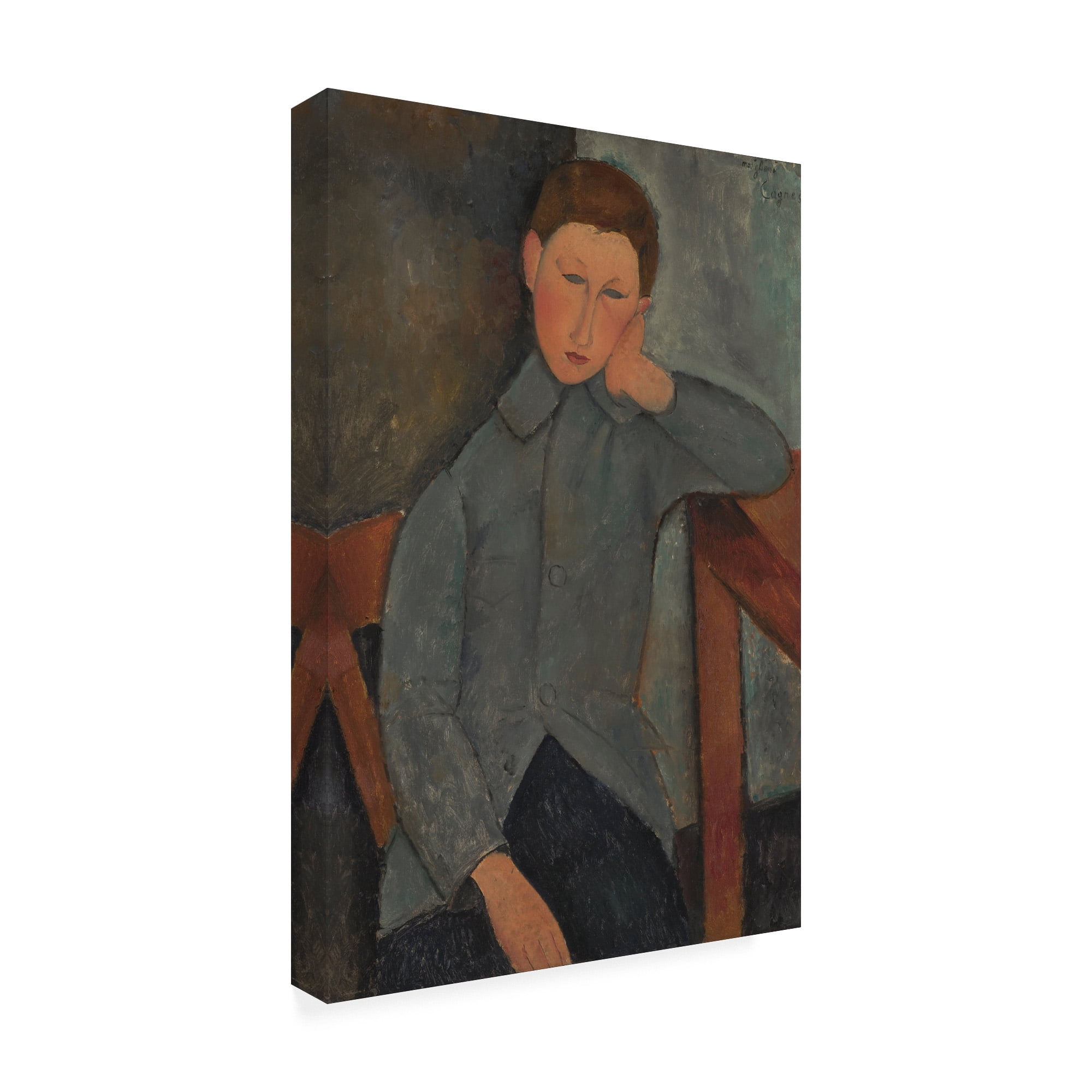 Modigliani 'The boy' Canvas Art
