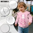 thumbnail image 6 of Garronmavis Cute Pink Axolotls Long Sleeve Sweatshirt 2T Comfortable Kids Sweatshirts Pullover Loose Ruffle Long Sleeve Girls Top Stylish Girls Pullover Crewneck Sweatshirt for Toddler Kids, 6 of 7