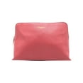 thumbnail image 1 of Pre-Owned COACH Pink Gold Hardware Calfskin Pouch for Women (Good), 1 of 9