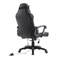 thumbnail image 6 of HomCom Ergonomic & Back Support Gaming Chair Rocker, White, 6 of 10