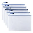 thumbnail image 2 of Clearance Office&Craft&Stationery under $5 5 Pack Zipper Mesh Document Pouch A4 A5 Letter Size Mesh Bags For Board Games & Puzzles Document Zipper Pouches For School Supplies Cosmetics Travel Storage, 2 of 4