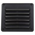 thumbnail image 1 of Universal RV Horizontal Hood Vent, Weather Louver, Rain & Water 140x126 Mm/ 5.5x5 Inch (Black), 1 of 7
