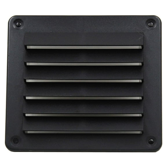 Louvered Air Vent Grille Cover, 140x126 mm (5.5'' x 5'') , High Quality ABS