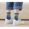thumbnail image 2 of Kids Cotton Crew Socks - 5 Pairs of Cute and Cozy Ankle Socks for Boys – Warm and Breathable - Fits 1-12 Years Old, 2 of 5