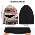 thumbnail image 4 of BZSMCE Winter Beanie Hats Warm Cozy Cap Sweetheart Blooms Pattern, 4 of 7