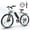 White, variant on Luimp 26" Electric Bike for Adults, 500W Ebike with 36V 10.4Ah Battery, 20MPH Electric Bicycles, E-Bike for Adults, E Bike UL2849