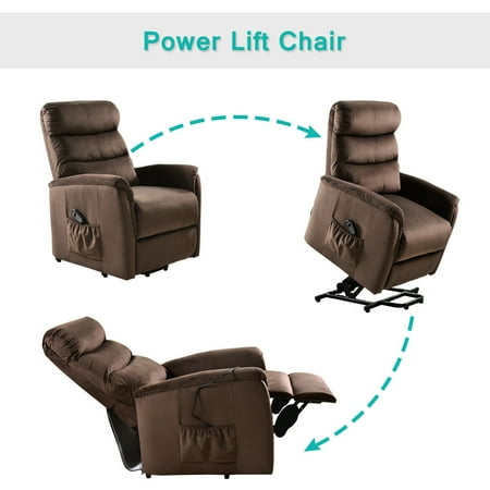 Electric Power Lift Chair Recliner Sofa, Leather Power Recliner Chair Canada