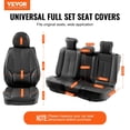 thumbnail image 2 of Juego completo de fundas para asientos de coche VEVOR, de piel sintética, universales, 13 unidades, 2 of 9