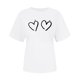 thumbnail image 2 of Xuyuer Women's Valentine Shirts Retro Couple Love Heart T-Shirt Casual Lover Gift Blouse Tops Cute Love Heart Shirt Valentine T Shirt Red Short Sleeve Casual Hearts Tops, 2 of 5