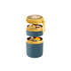 thumbnail image 1 of Fiambrera Aislante Acero Inoxidable 710ml De Incluye Cuchara Azul amarillo, 1 of 5